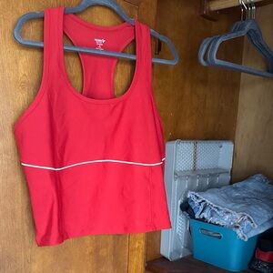 Old Navy Red Racerback Sports Bra